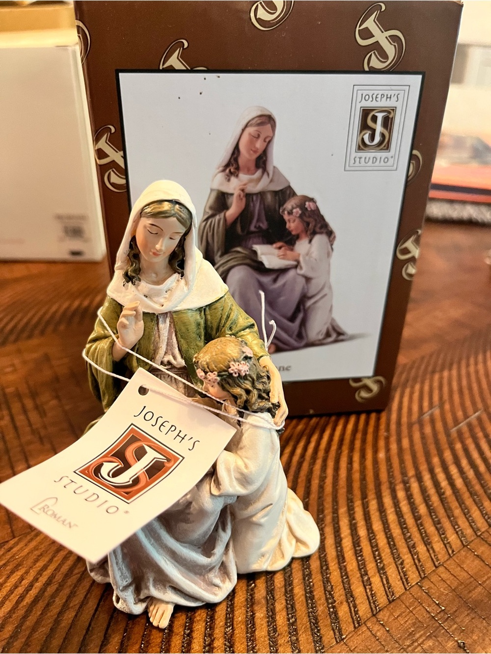 Joseph Studio Saint Anne with Mary Renaissance Religious Figurine